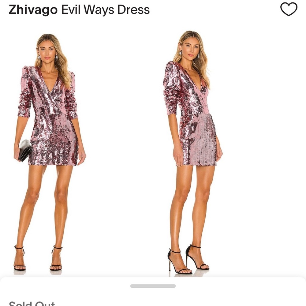 Zhivago Evil Ways Dress in Berry